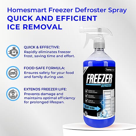 Set of 2 - Homesmart Freezer Defroster Spray (Capacity 2x500ml)
