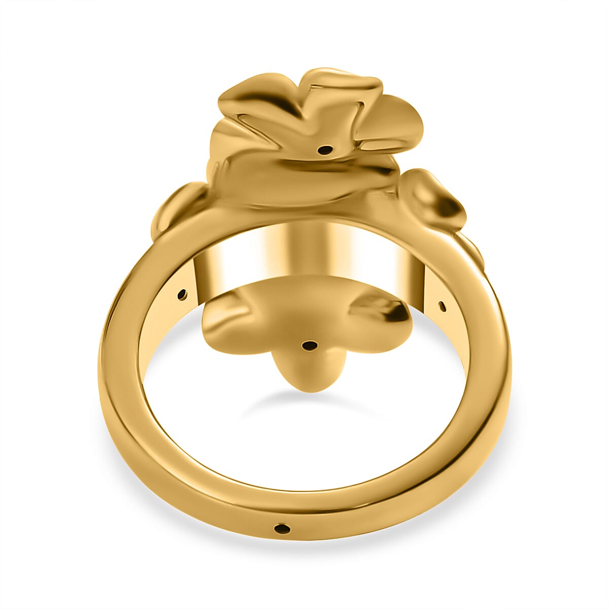 Designer Inspiration - Limited Edition - 18K Yellow Gold Floral Design ring