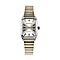 The Diamond & Co. Ladies Watch with Genuine Diamond with Blue Square Dial with in Two Tone
