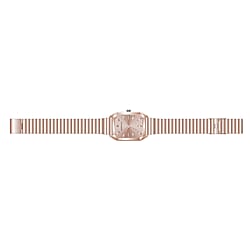 The Diamond & Co. Ladies Watch with Genuine Diamond with Blue Square Dial with in Two Tone