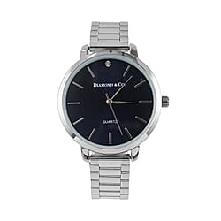 The Diamond & Co. Ladies Watch with Genuine Diamond Rose Gold Dial