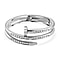 Designer Inspired Close Out White Austrian Crystal Bangle (Size - 7.0)