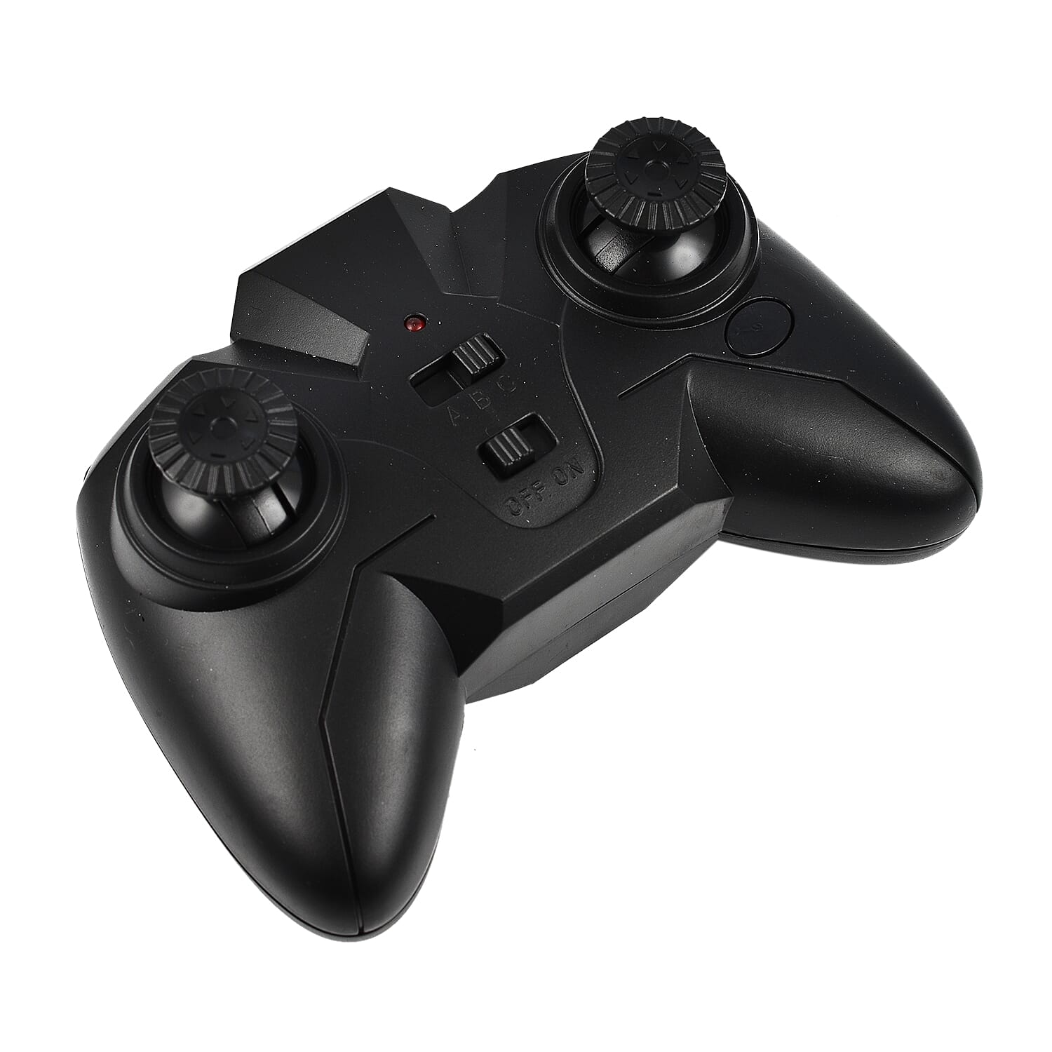 CHENBAI Remote Control Rechargeable Wall Climbing Toy Car with 360 Degree Rotation & LED Lights - Black & White