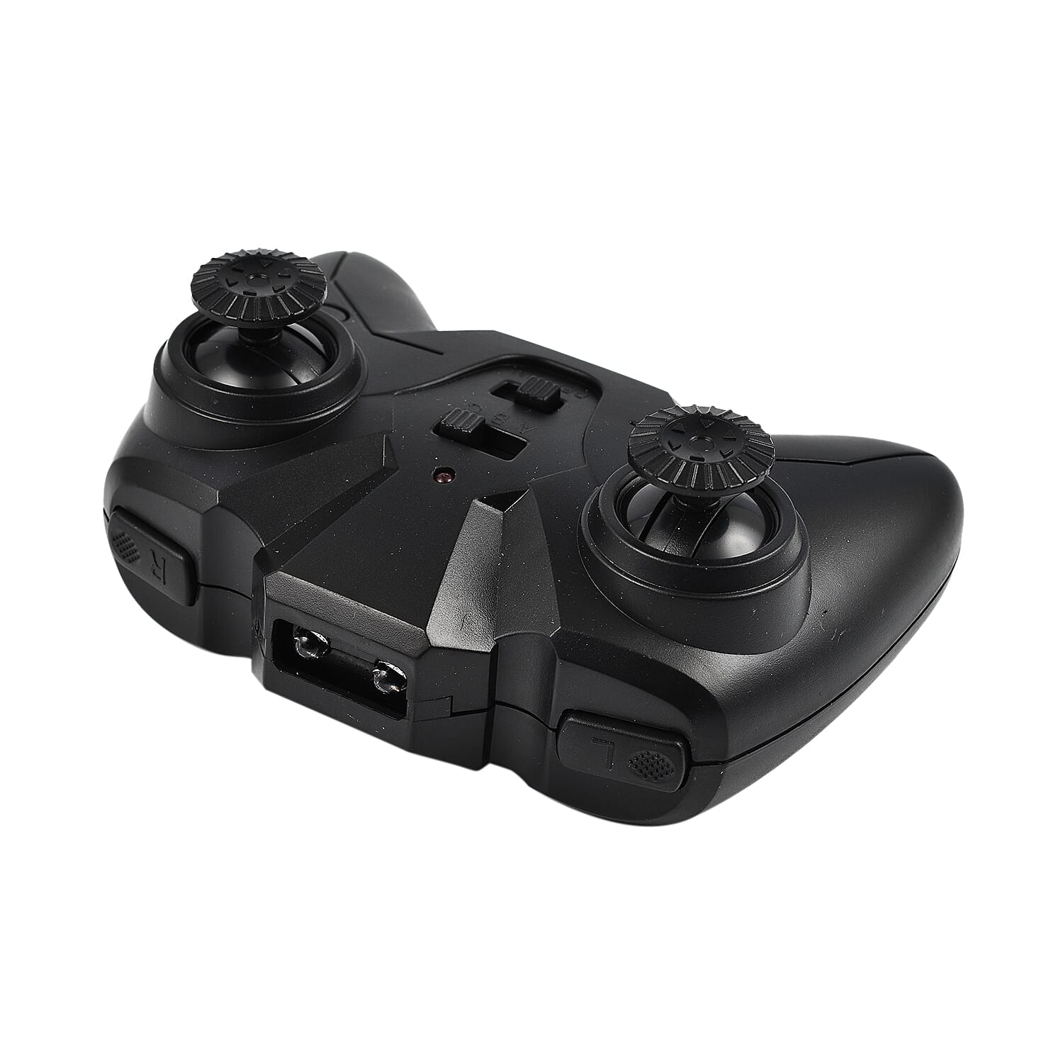 CHENBAI Remote Control Rechargeable Wall Climbing Toy Car with 360 Degree Rotation & LED Lights - Black & White