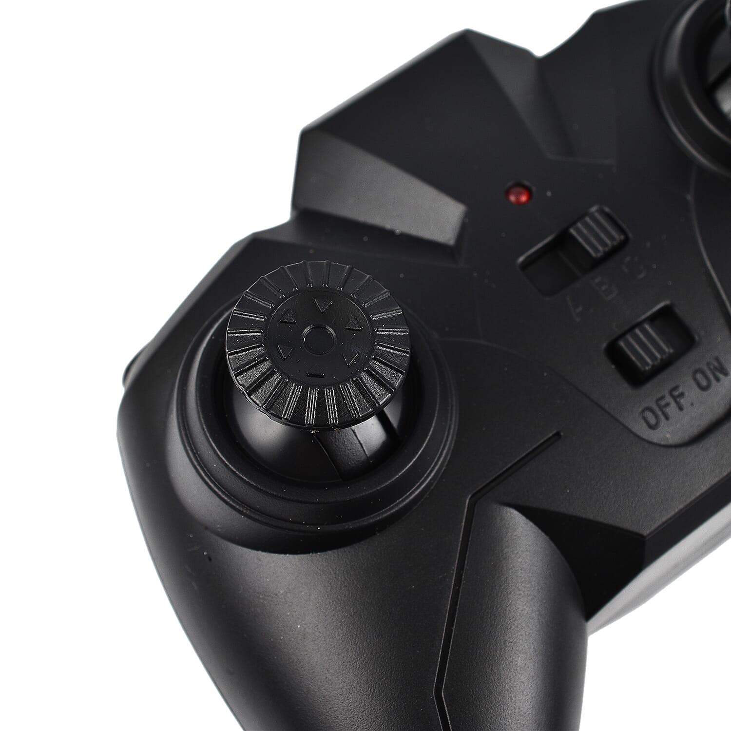 CHENBAI Remote Control Rechargeable Wall Climbing Toy Car with 360 Degree Rotation & LED Lights - Black & White