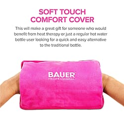 Home Essential -Bauer Rechargeable Electric Hot Water Bottle- Pink