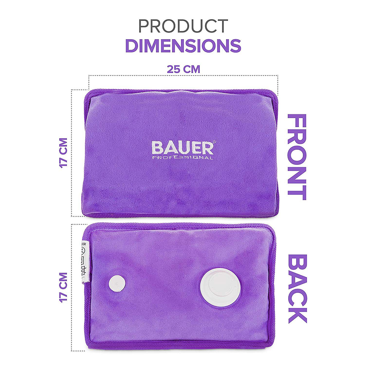Home Essential -Bauer Rechargeable Electric Hand Warmers - Lilac
