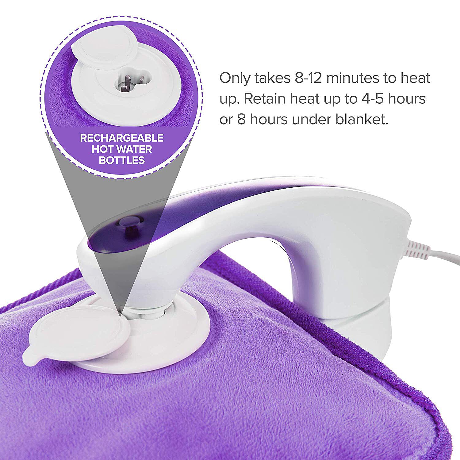 Home Essential -Bauer Rechargeable Electric Hand Warmers - Lilac