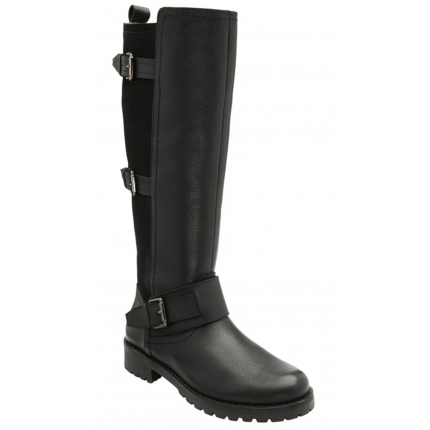 LOTUS Indiana Womens Knee High Leather Boots (Size 3) - Black