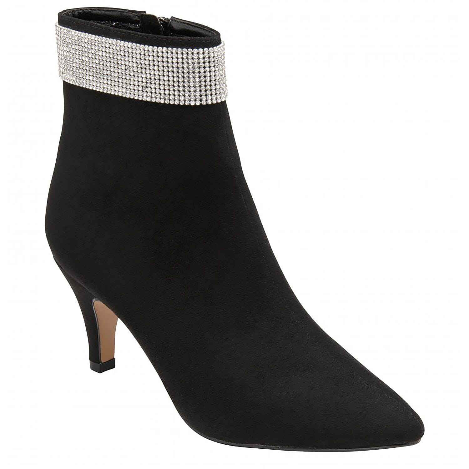 LOTUS Krystal Womens Leather Ankle Boots - Navy