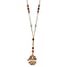 Red Crystal, White Crystal Easter Egg Necklace