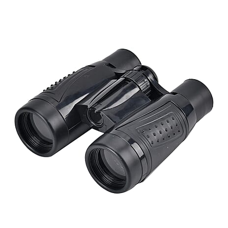 Birdwatchers Adventure Binocular (4X30mm) with Protection Carry Bag and Cleaning Cloth Included - Black