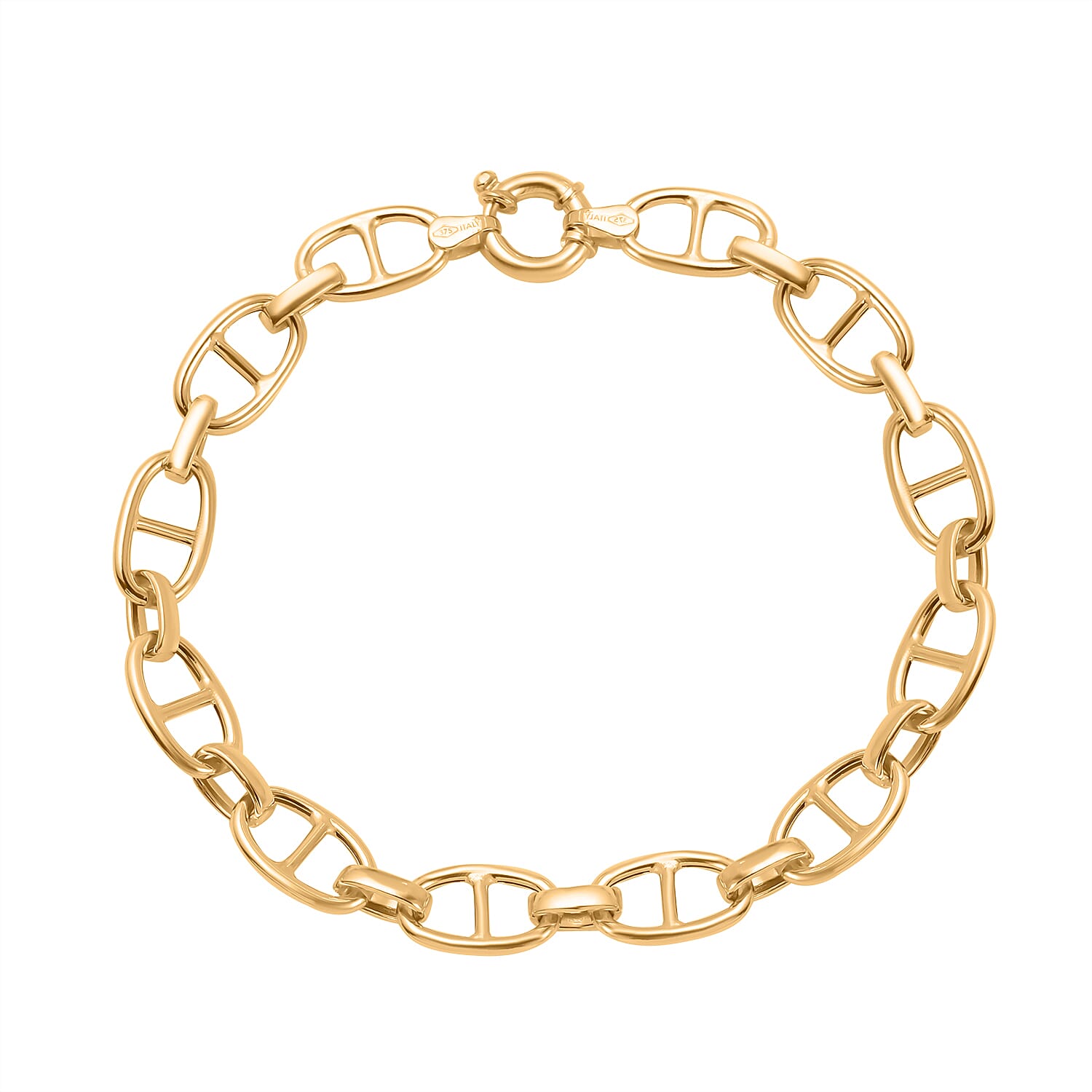 9K Yellow Gold Rambo Bracelet (Size - 7.5), Gold Wt. 4.01 Gms
