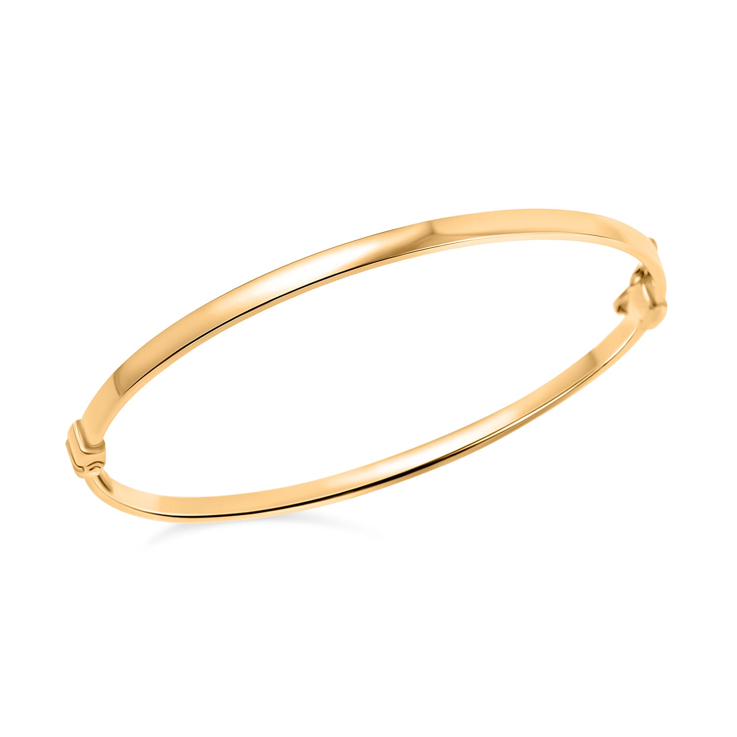 Hatton Garden Close Out Deal - Italian Made 9K Yellow Gold Designer Bangle (Size 7.5), Gold Wt. 3.00 GM