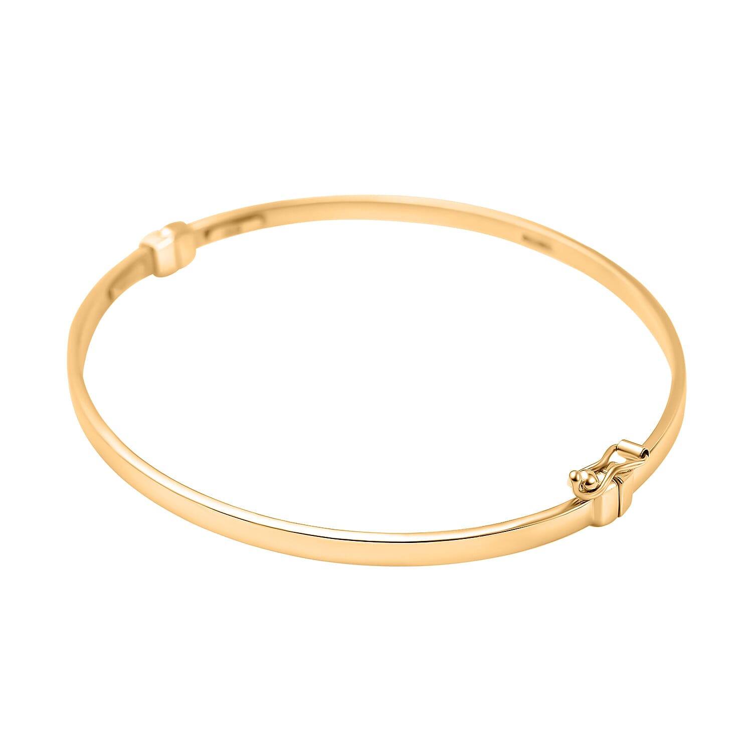 Hatton Garden Close Out Deal - Italian Made 9K Yellow Gold Designer Bangle (Size 7.5), Gold Wt. 3.00 GM
