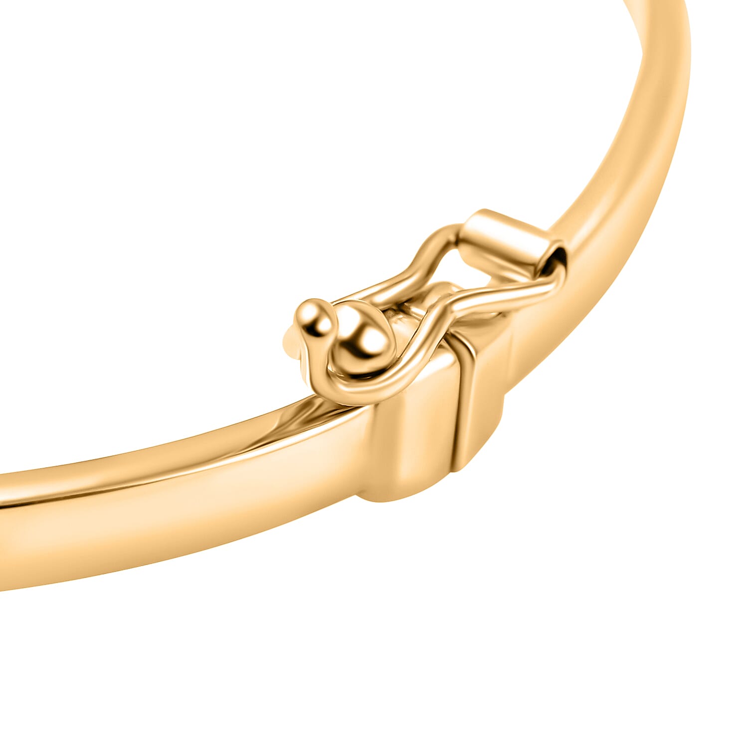 Hatton Garden Close Out Deal - Italian Made 9K Yellow Gold Designer Bangle (Size 7.5), Gold Wt. 3.00 GM