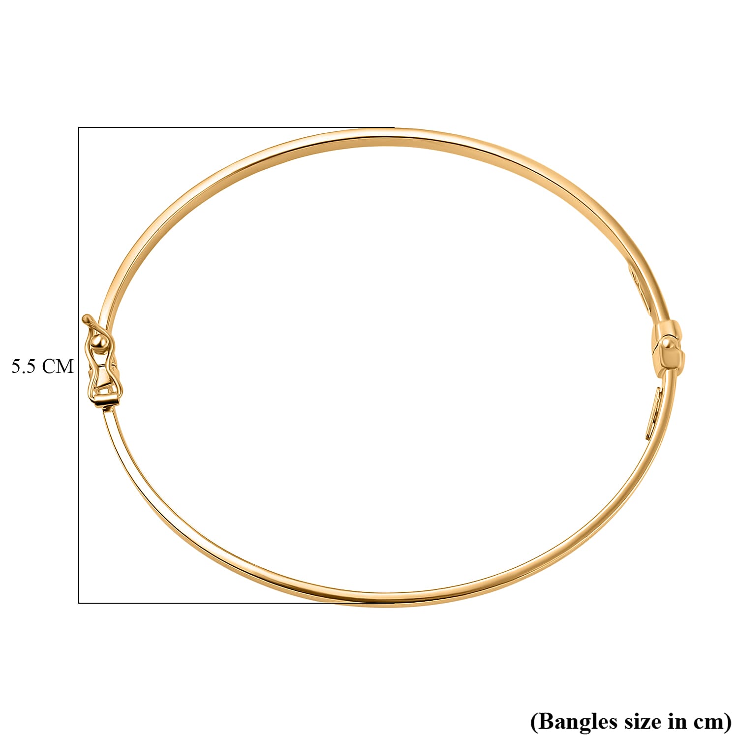 Hatton Garden Close Out Deal - Italian Made 9K Yellow Gold Designer Bangle (Size 7.5), Gold Wt. 3.00 GM