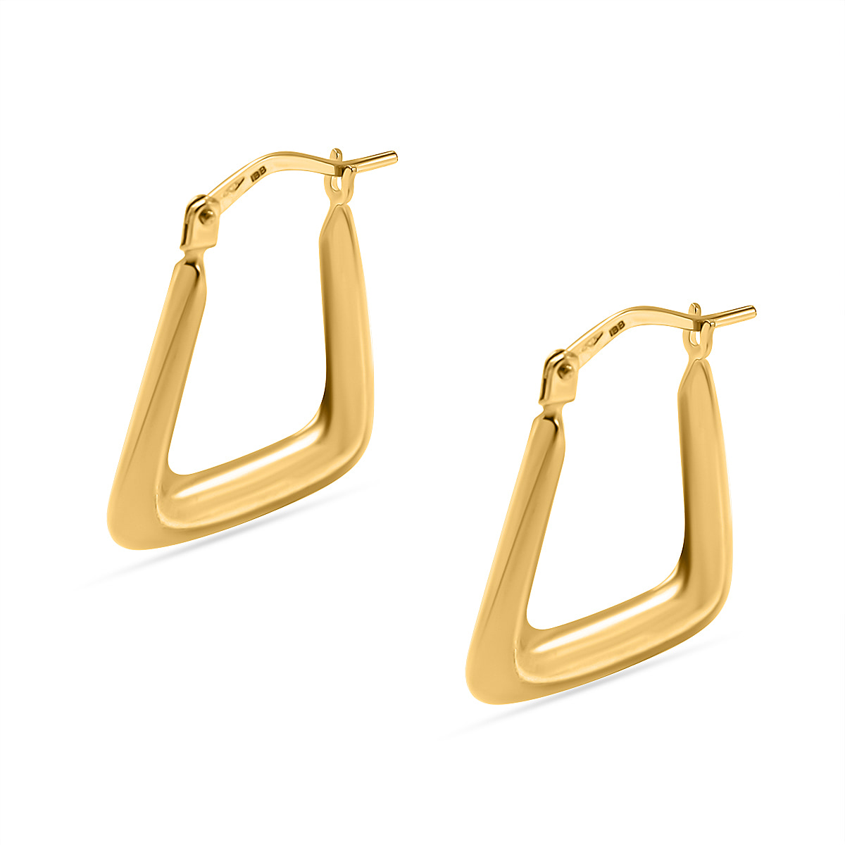 Vicenza Closeout - 9K Yellow Gold Shiny  Earrings