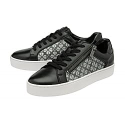 LOTUS Sander Womens Leather Trainers - Black