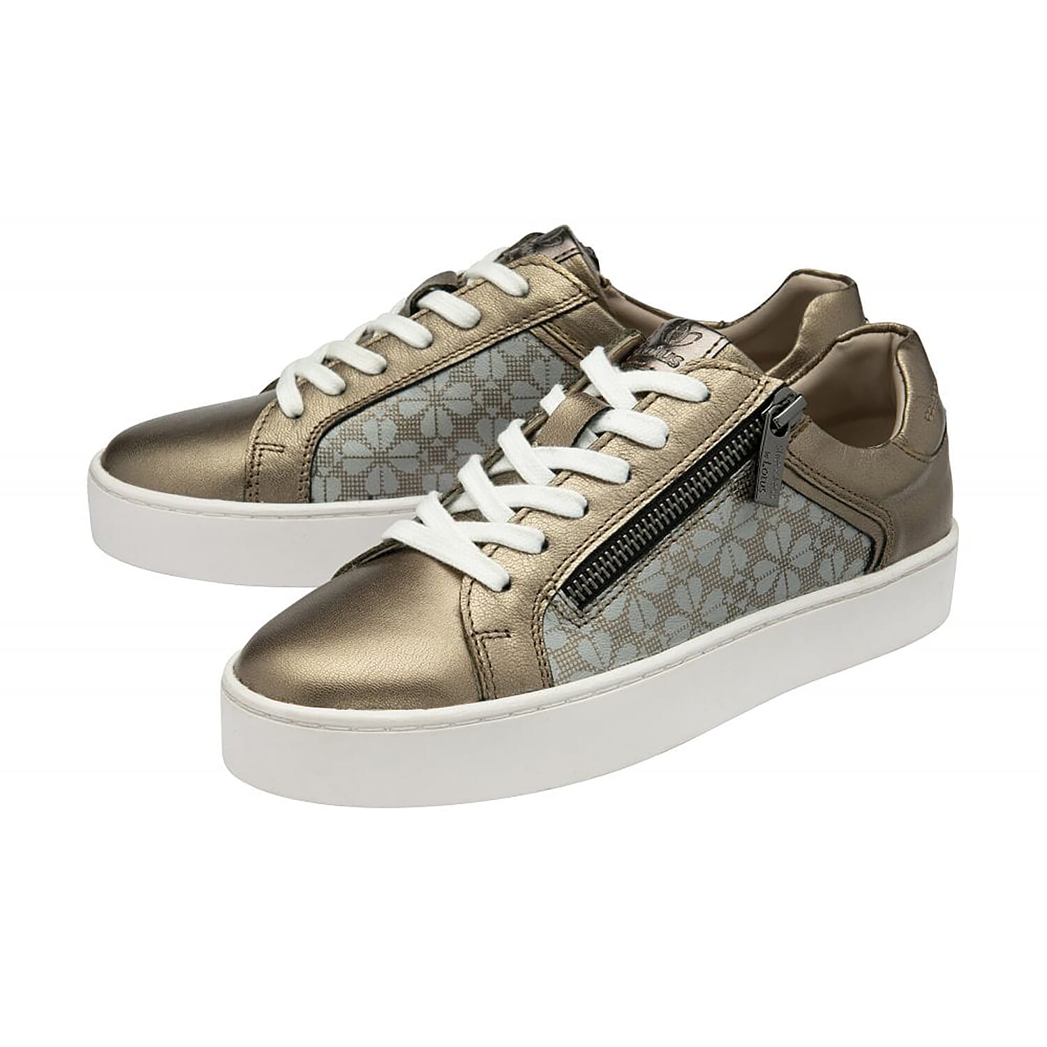 LOTUS Sander Womens Leather Trainers (Size 5) - Bronze