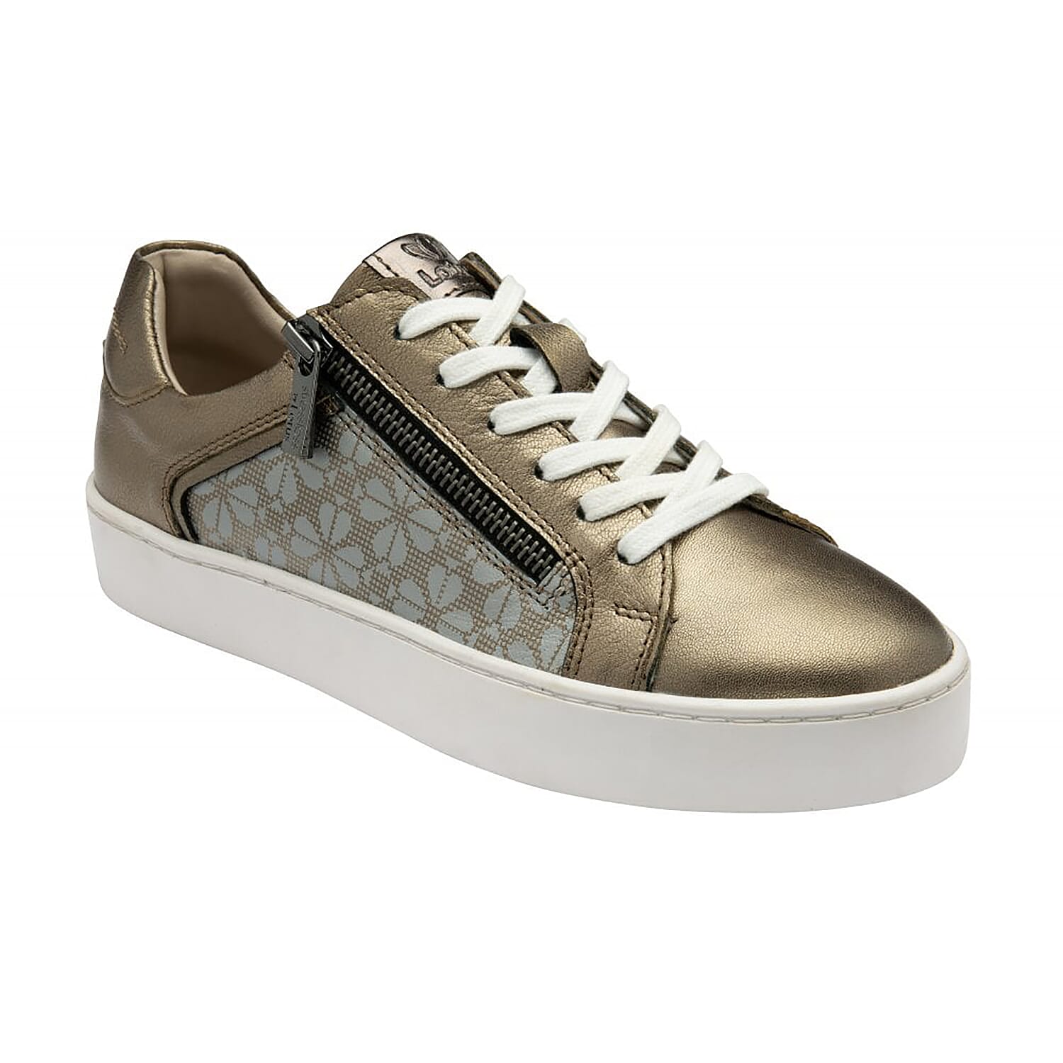 LOTUS Sander Womens Leather Trainers (Size 5) - Bronze