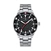 Nautis Deacon Accurate Japanese Quartz Movement Black Dial With Date 20 ATM Water Resistance Watch With 316L Surgical-Quality Stainless Steel Bracelet