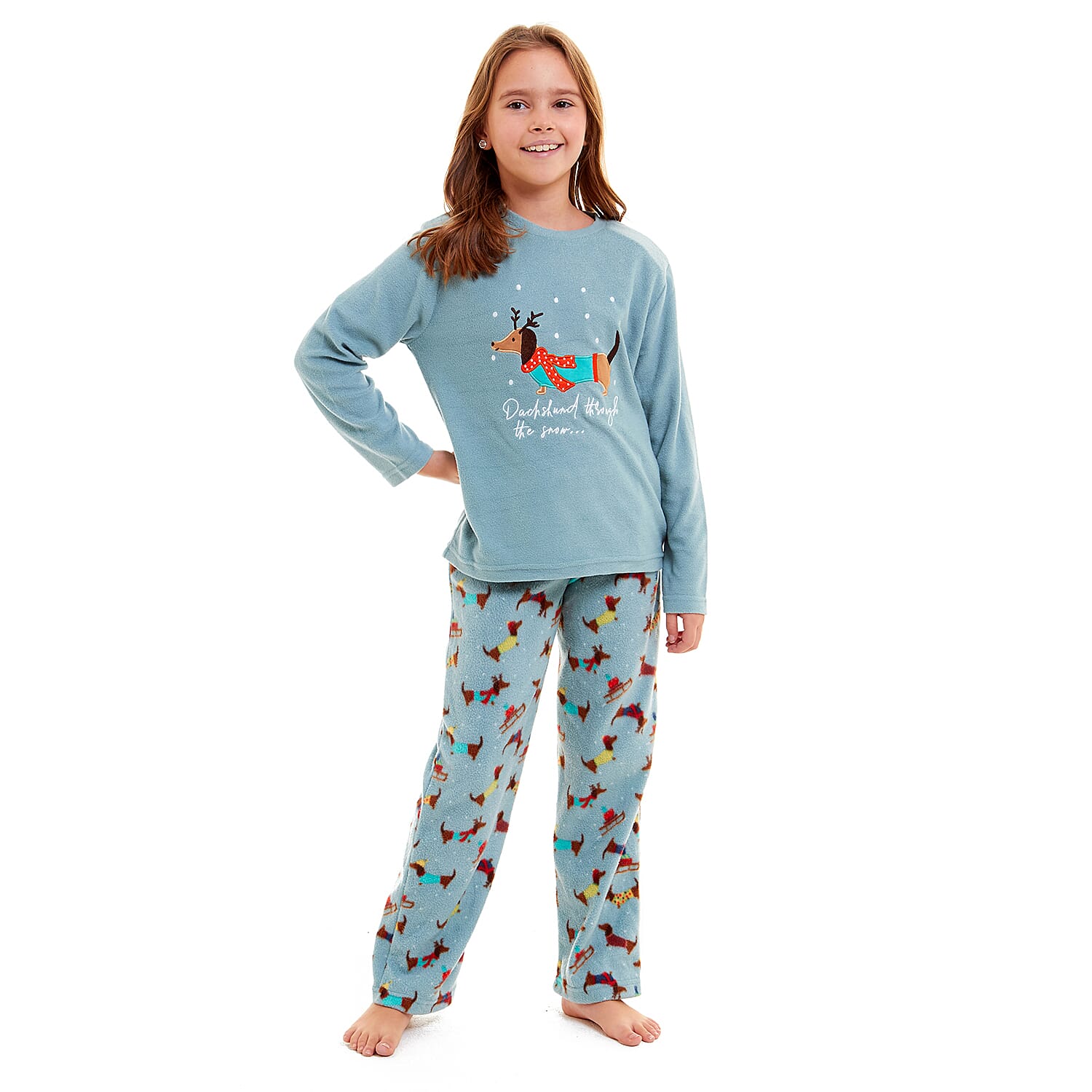 Polyester Pyjama (Size 1x1 cm) - Blue