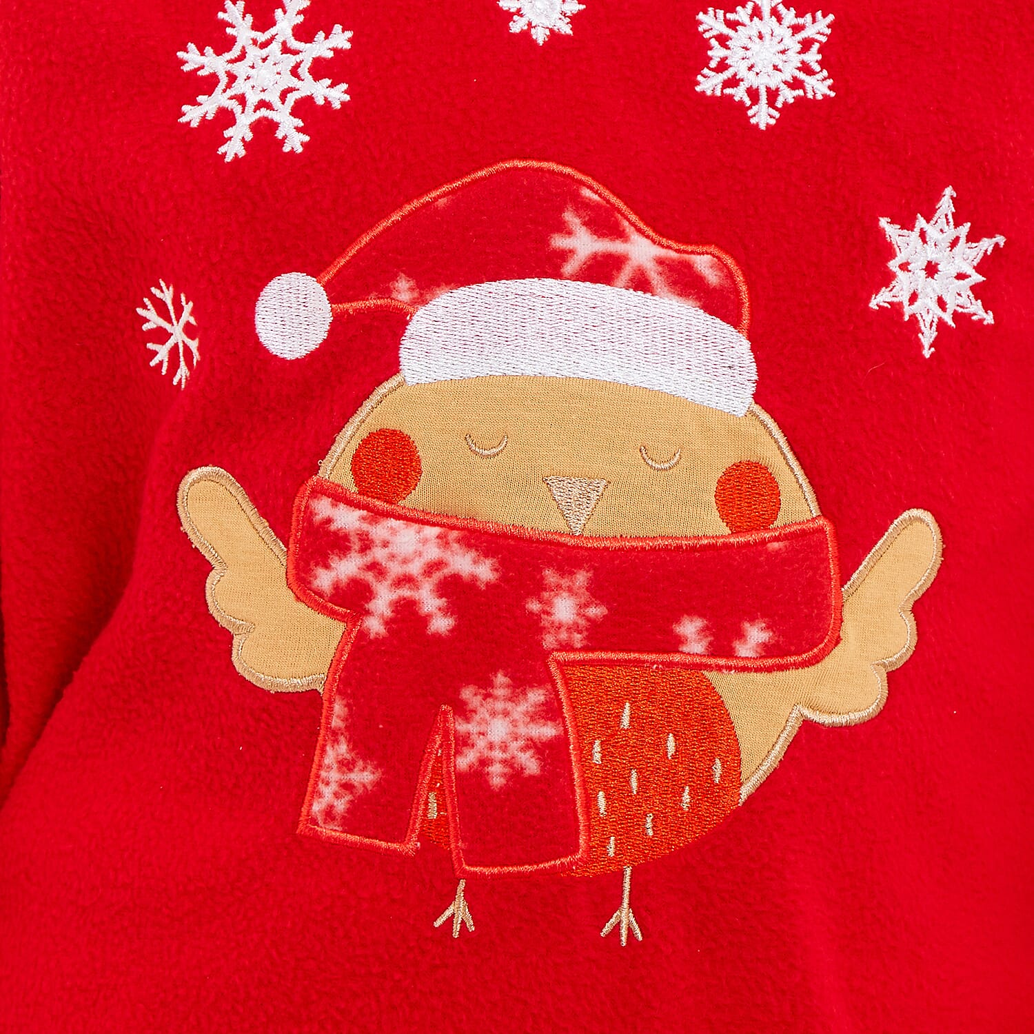 Childrens Dachshund Micro Fleece Pyjamas with Applique Top & Printed Trouser (Size 3-4) - Blue