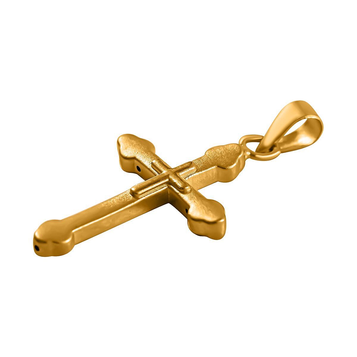 Treasure Deal- 24K Yellow Gold Cross Pendant