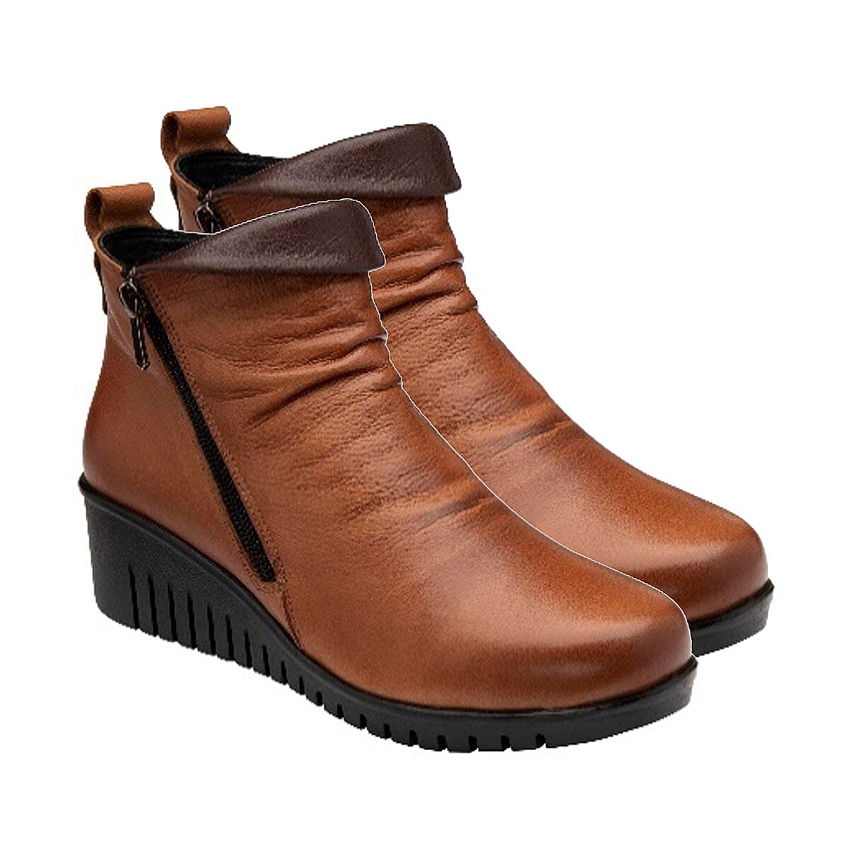 Wedge boots size on sale 4