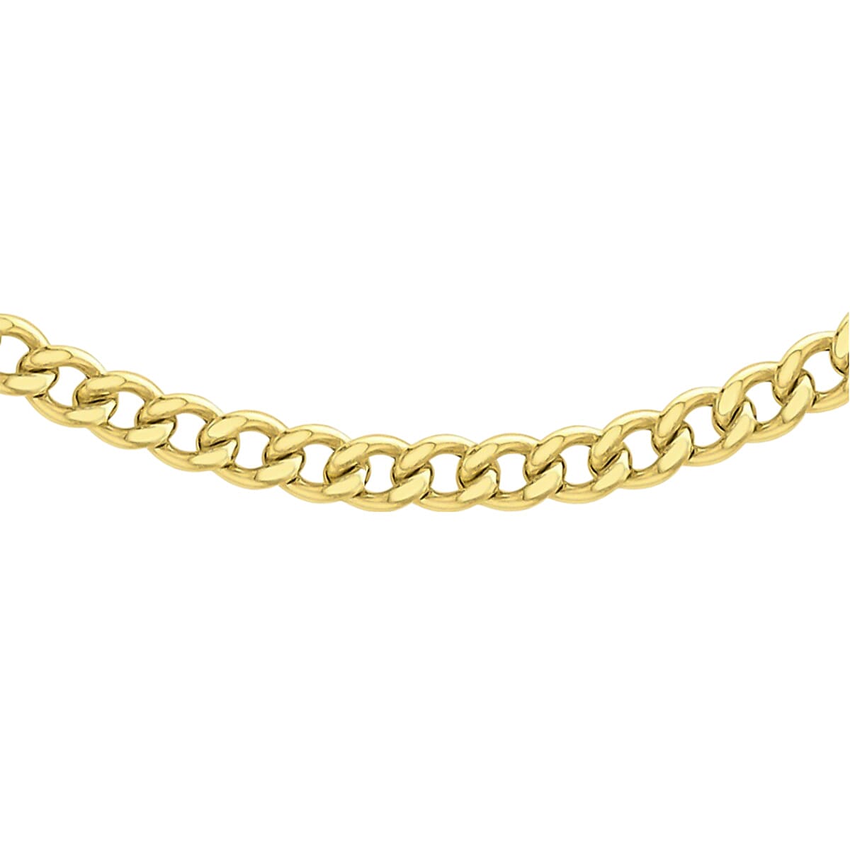 Biggest Black Friday Doorbuster - 9K Yellow Gold Curb Necklace (Size - 22), Gold Wt. 7.70 Gms