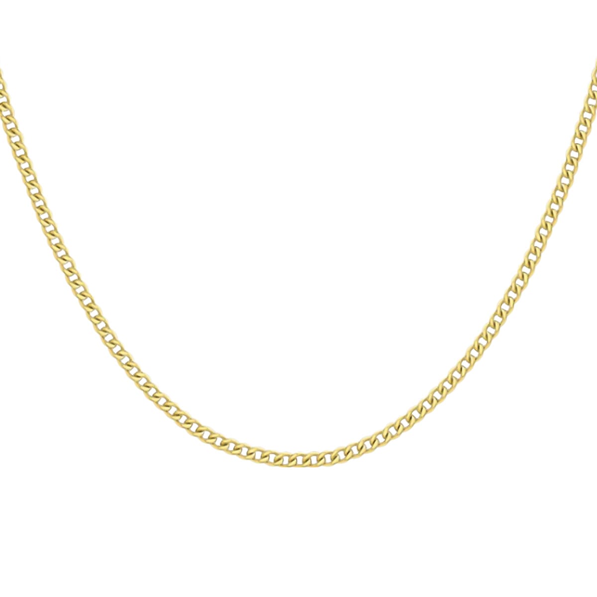 Biggest Black Friday Doorbuster - 9K Yellow Gold Curb Necklace (Size - 22), Gold Wt. 7.70 Gms