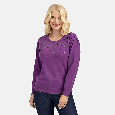 Viscose Cardigan and Sweater-Jumper (Size 1x1 cm) - Light Blue