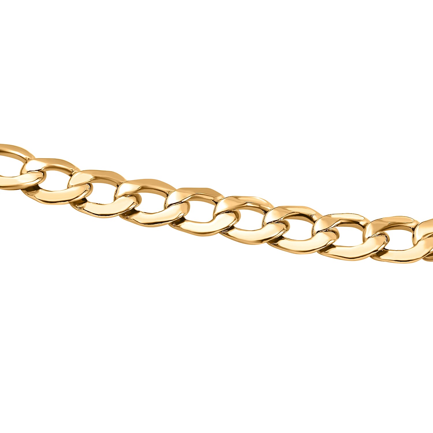 9K Yellow Gold Curb Necklace (Size - 20). Gold Wt 2.68 Gms