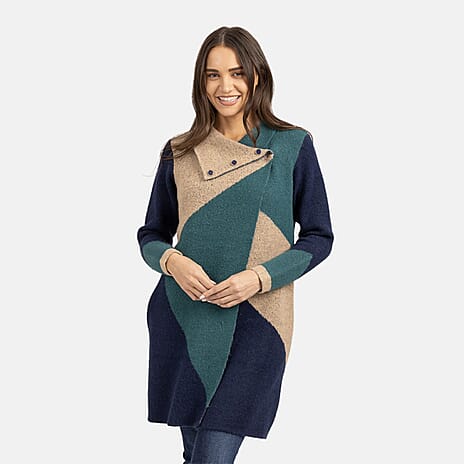 Viscose Coat (Size 1x1 cm) - Teal