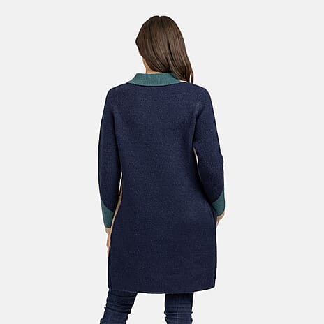 Viscose Coat (Size 1x1 cm) - Teal