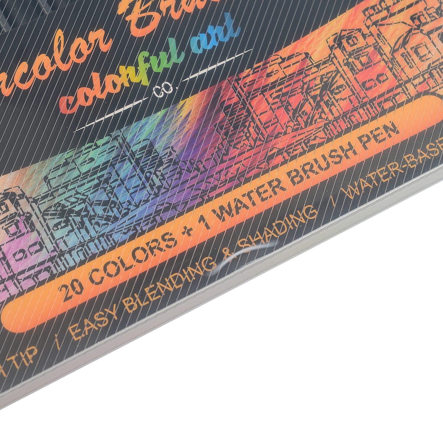 20 Pieces Watercolour Brush Pen Set - Multi