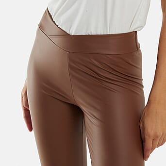 https://tjcuk.sirv.com/Products/76/8/7683994/Nova-of-London-Leather-Look-Asymmetric-Waistband-Legging-Size-XL-Tobac_7683994_1.jpg?w=342&h=342