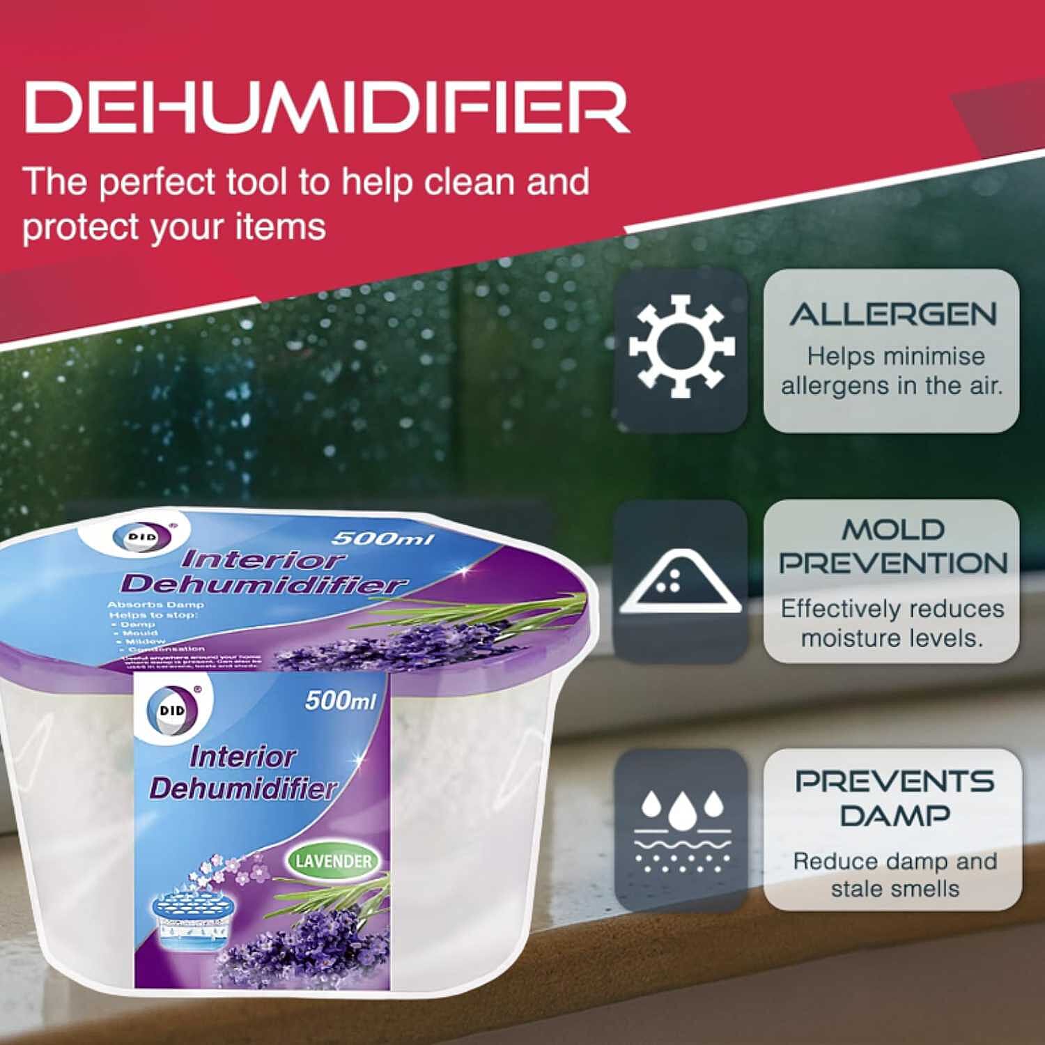 THE SEASONS ESSENTIALS - BIG SET OF 24 - Scented Interior Dehumidifiers (500 ml each)