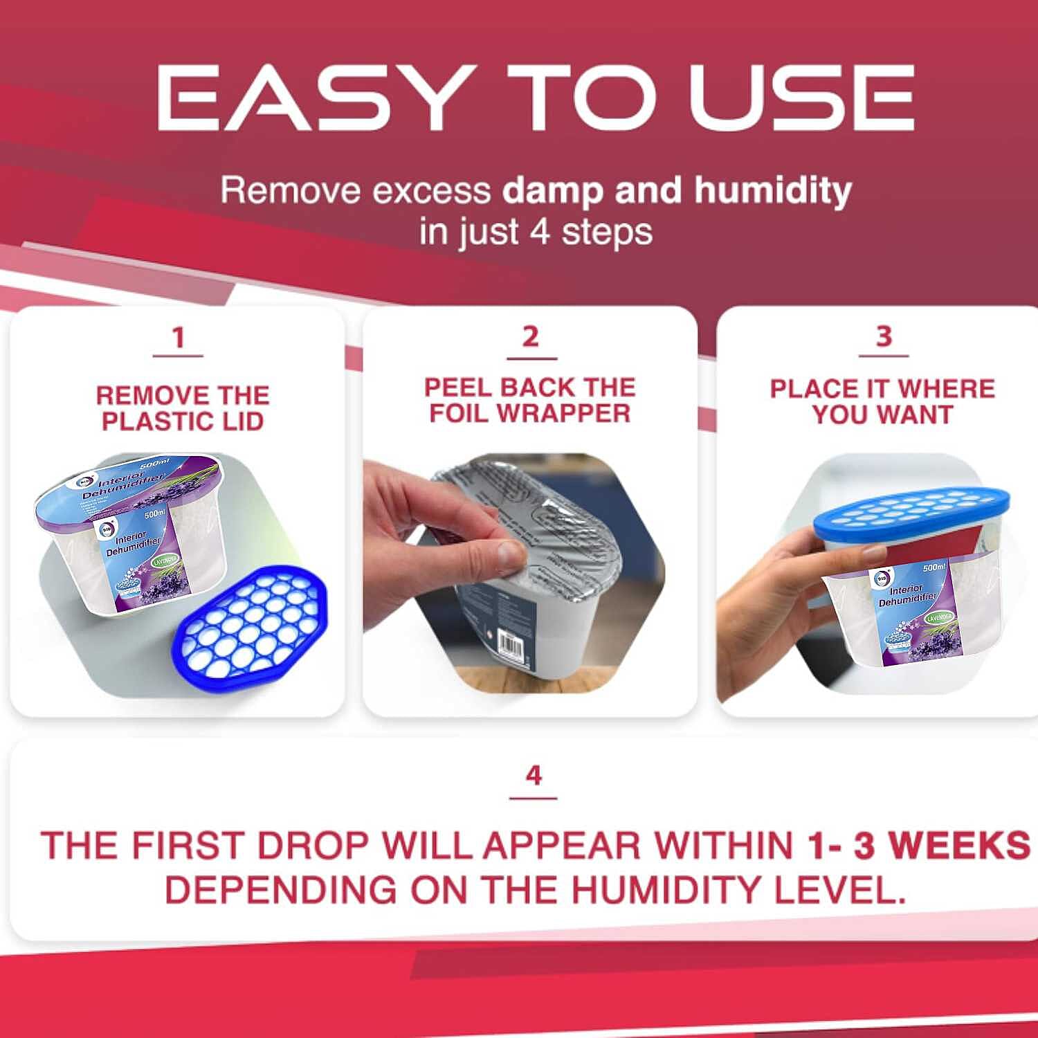 THE SEASONS ESSENTIALS - BIG SET OF 24 - Scented Interior Dehumidifiers (500 ml each)