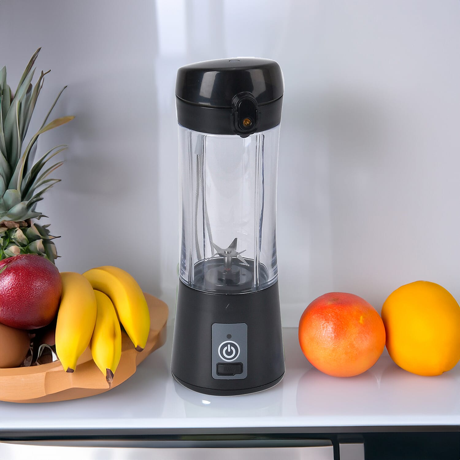 380ml Portable Blender with Detachable Cup - Black