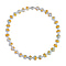 Rare Find of 2024 - NATURAL White Jade Bead Necklace (Size - 20) in Rhodium Overlay Sterling Silver 670.00 Ct.