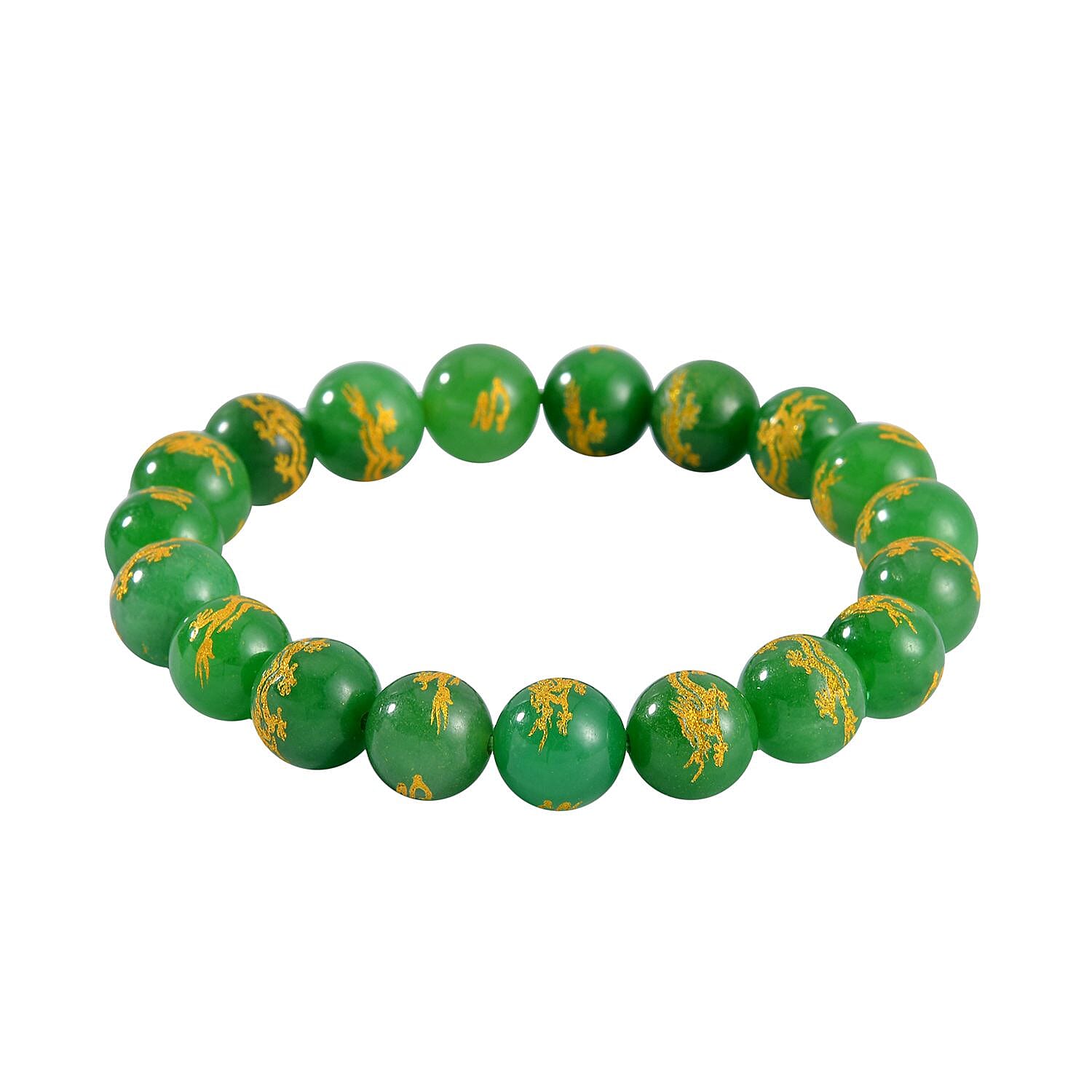 Green Jade Stone Bracelet 170.00 ct 170.000 Ct.