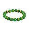 Green Jadeite Jade Beads Bracelet (Size 6.5-7) 170.00 Ct.