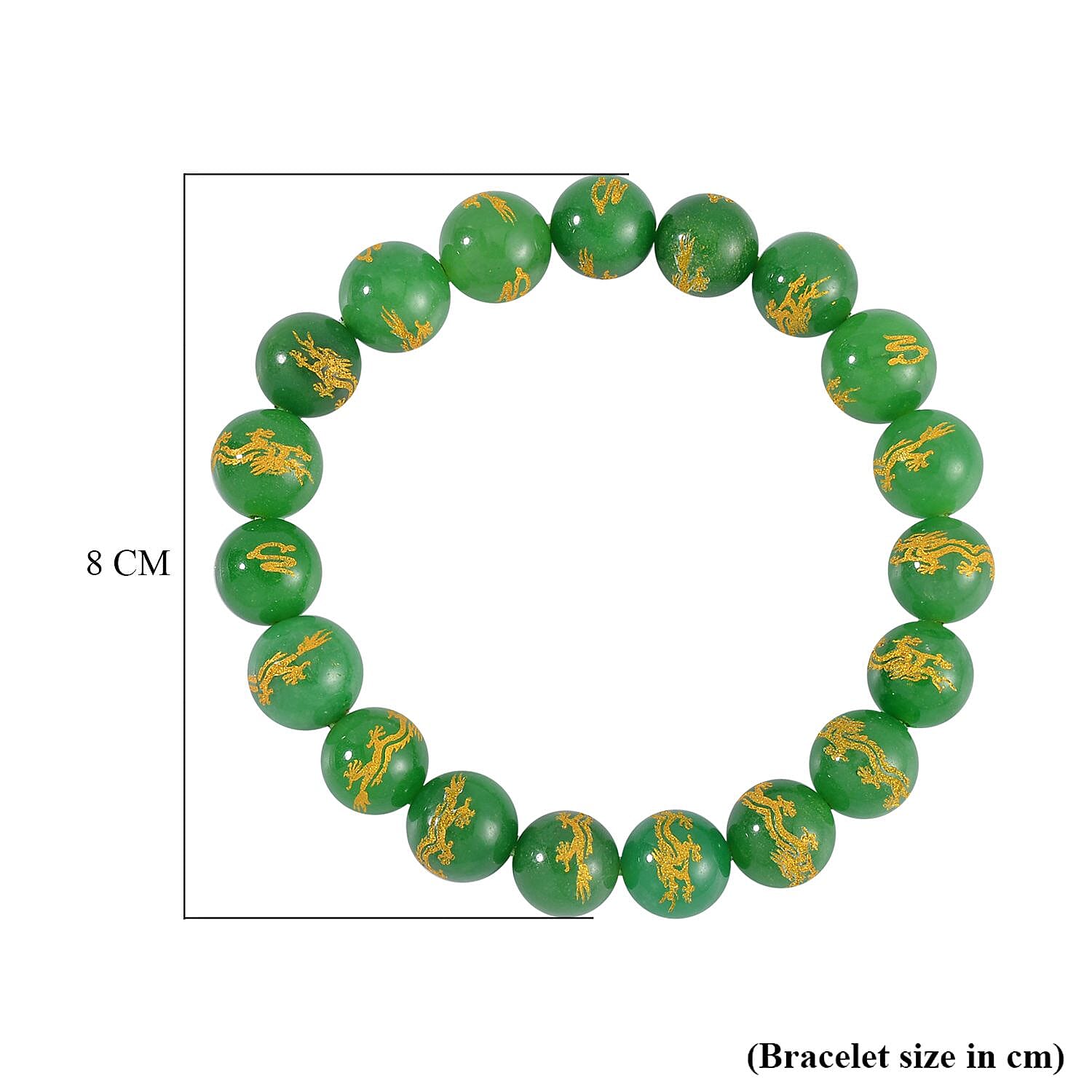 Green Jade Stone Bracelet 170.00 ct 170.000 Ct.