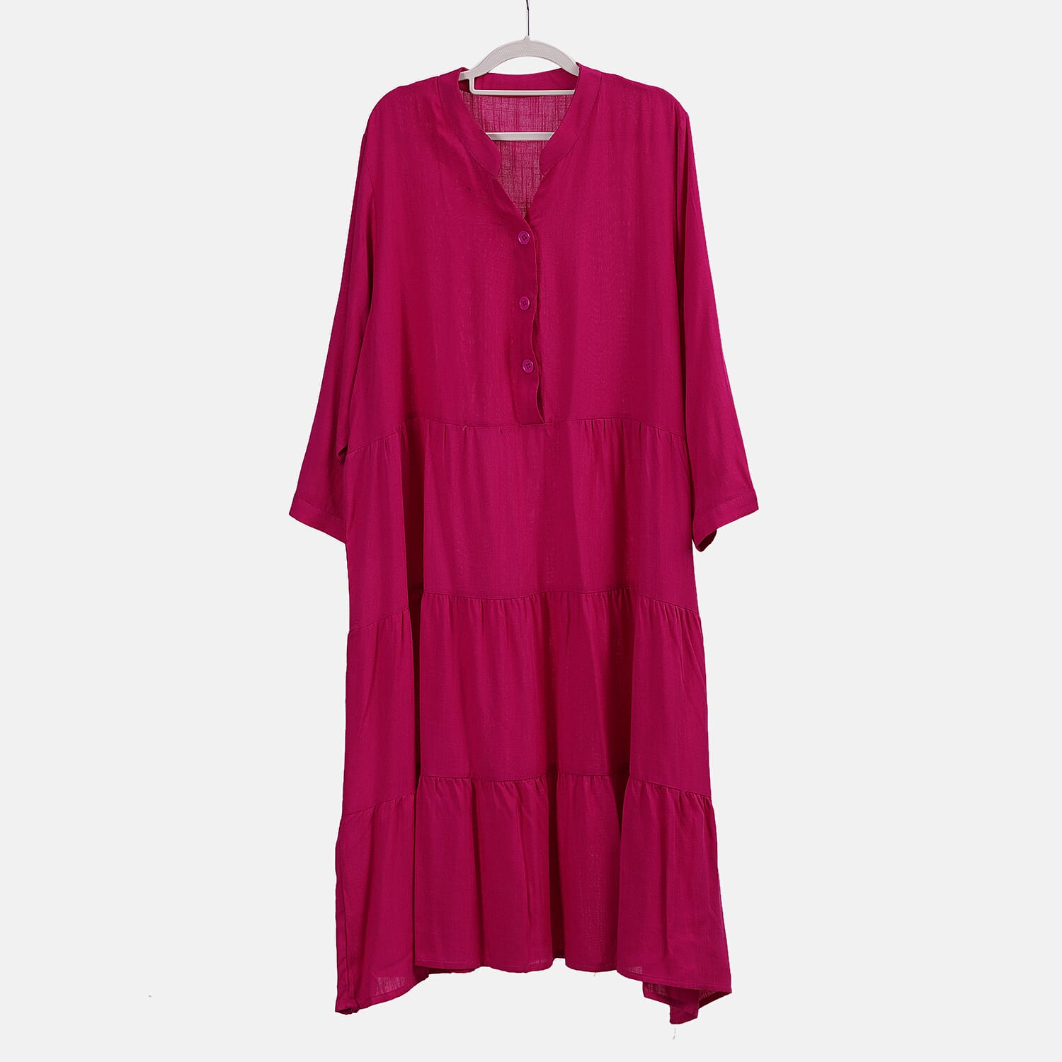 Manchester Closeout Deal Tiered Dress (One Size 8 to 20) - Black