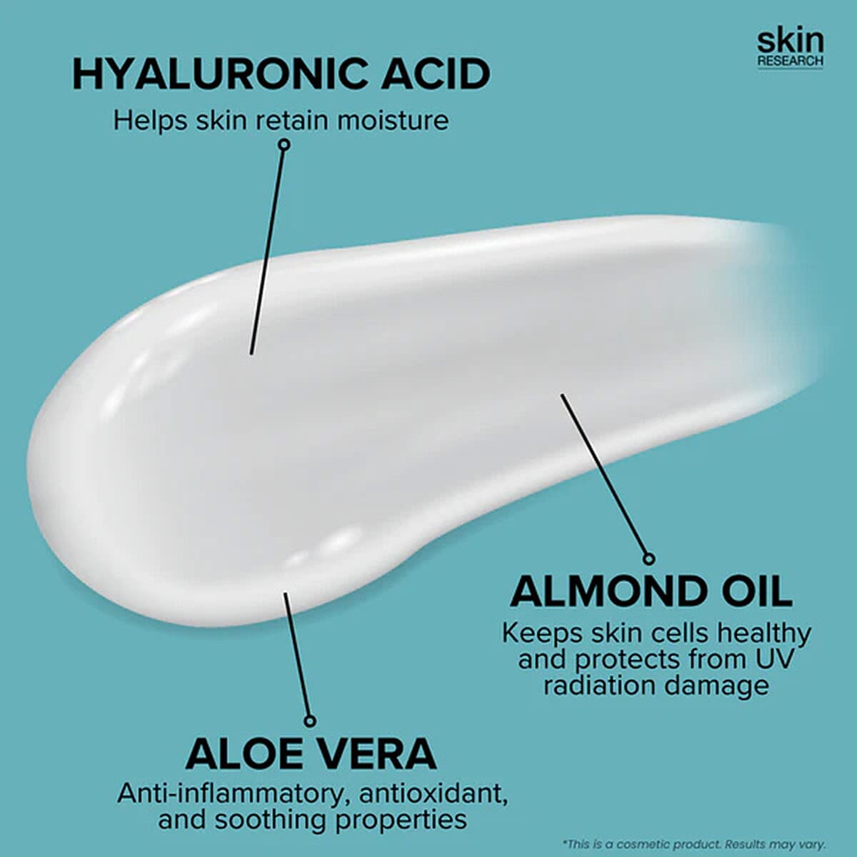 Skin Research Pro Hyaluronic Acid Night Cream - 50ml