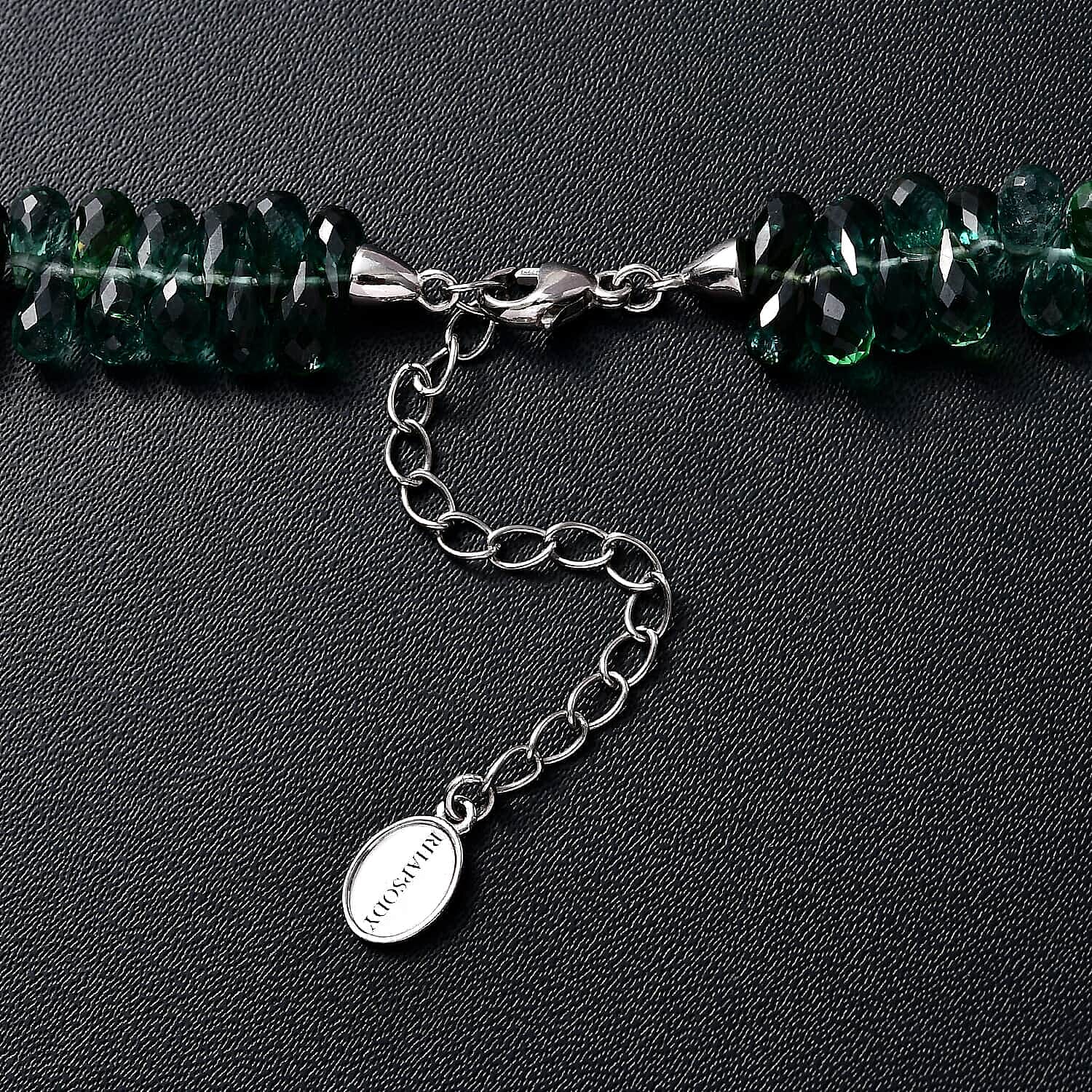 950 Platinum  AAAA  Multi-Tourmaline  Necklace (Size - 18) 165.00 ct,  Platinum Wt. 2.54 Gms  171.050  Ct.