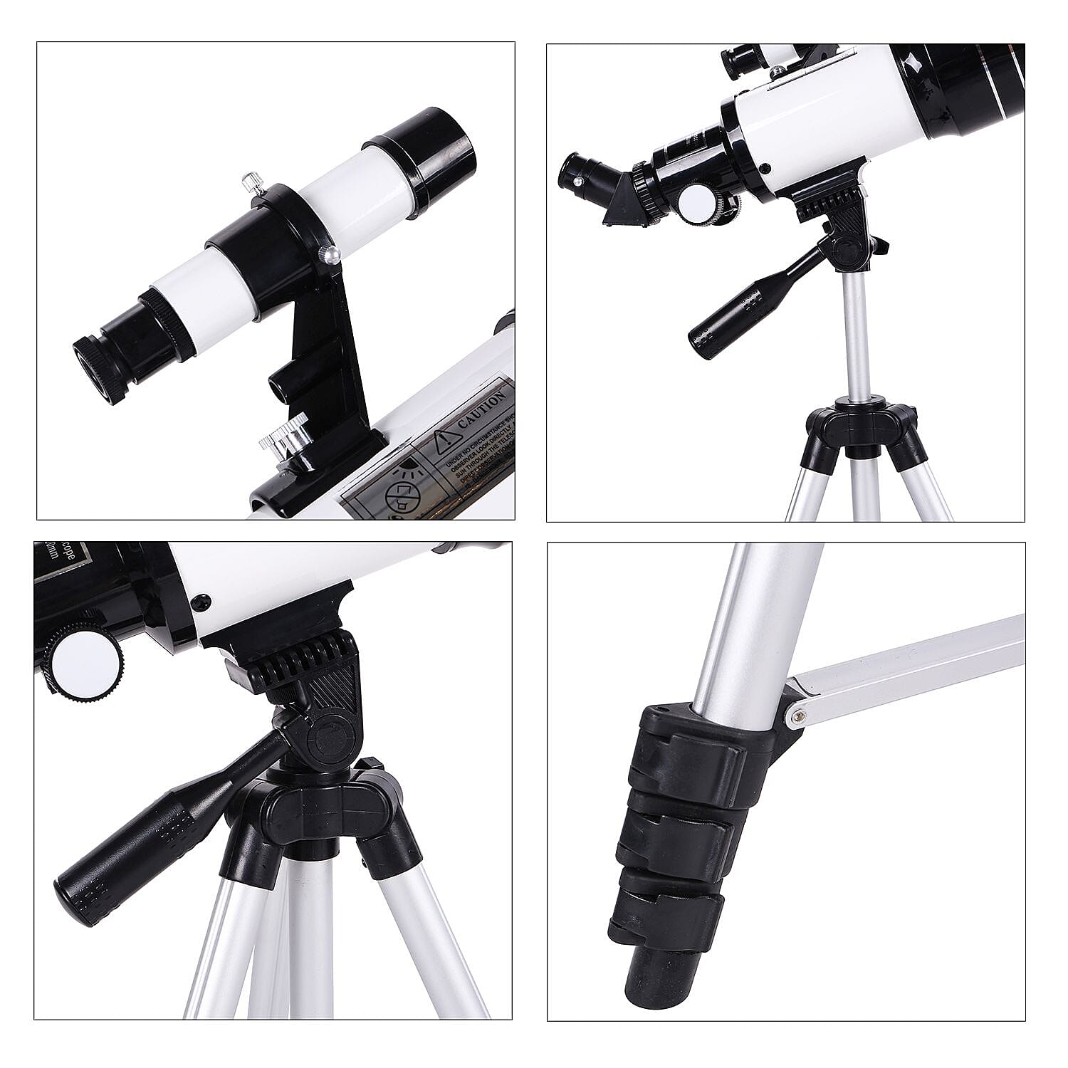 Terrestrial and Astronomical Telescope (90 Degree Prism, 70mm Refractor)
