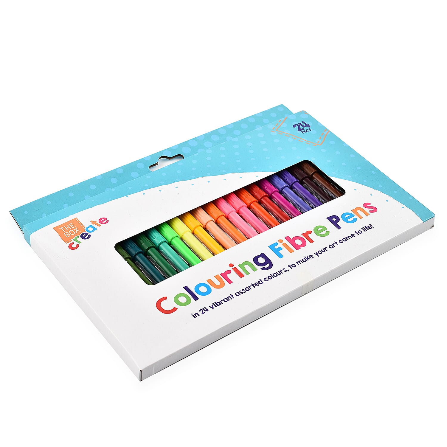 Pack of 24 Colouring Fibre Pens